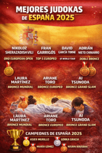 MEJORES JUDOKAS 2025 ESPAÑA