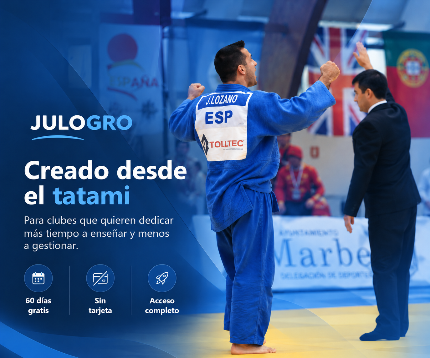 JULOGRO, creado desde la experiencia real en el tatami